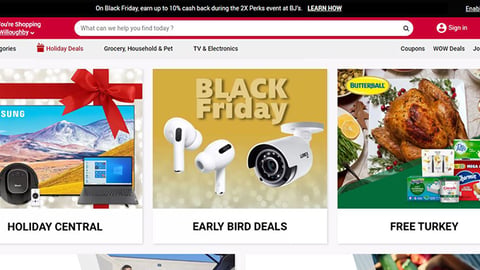 BJ's P&G 'Free Turkey' Display Ad